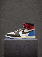 Jordan 1 Retro High OG SP Fragment x Union LA Varsity Red Sport Royal