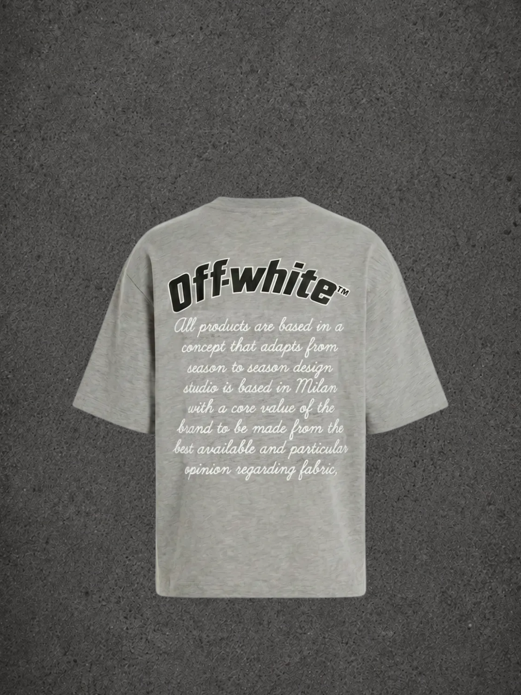 Off-White “LOGO-PRINT TEE”