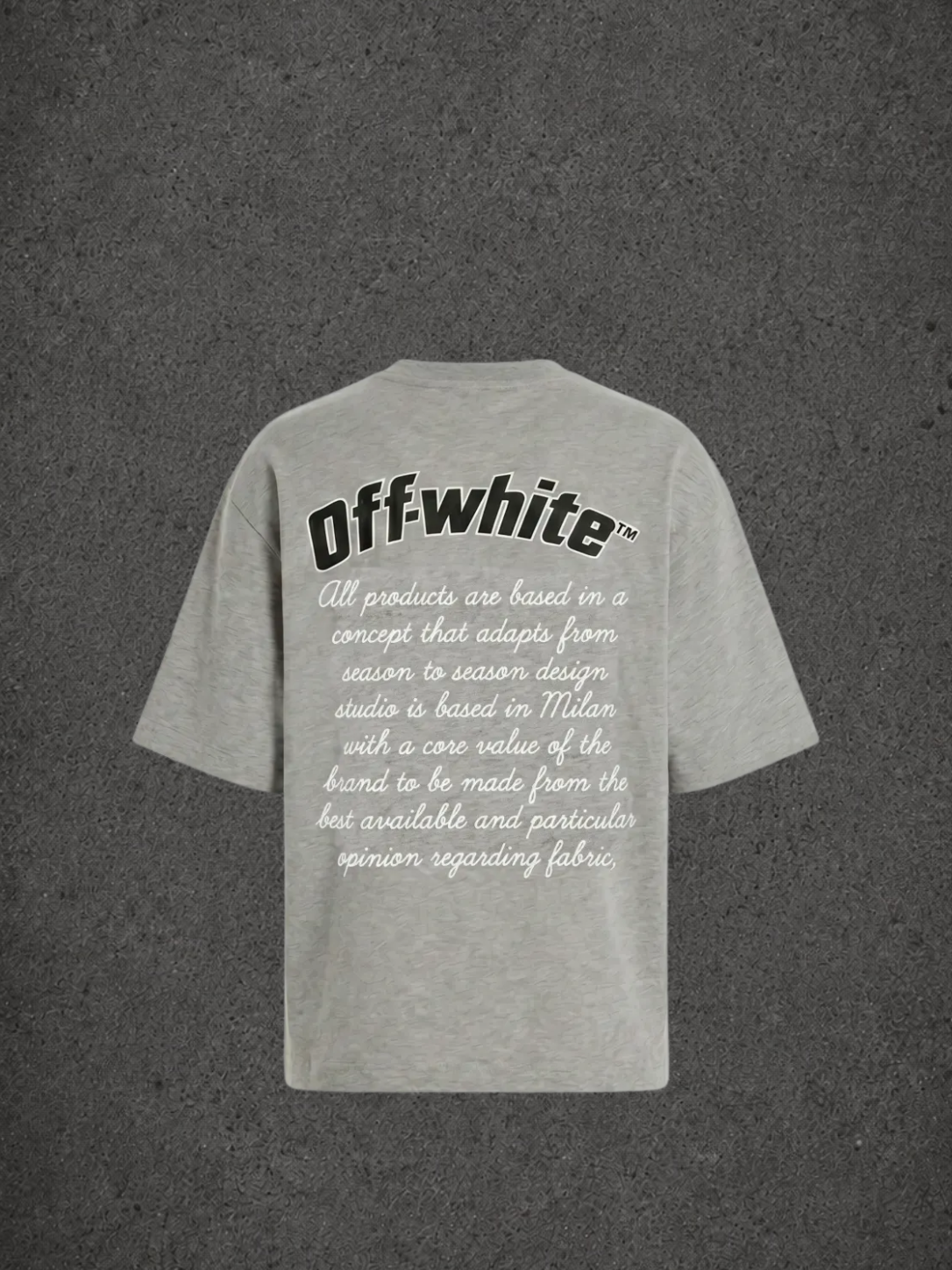 Off-White “LOGO-PRINT TEE”