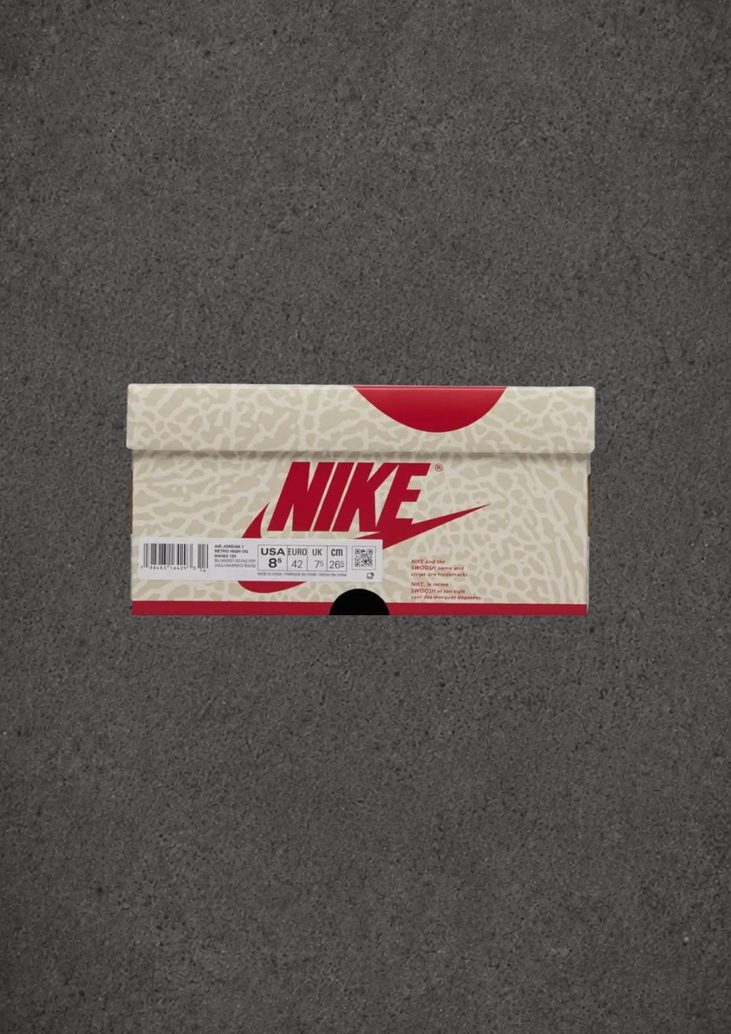 Air Jordan 1 Retro High “SAIL UNIVERSITY RED”