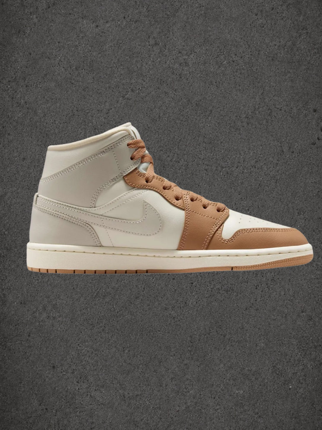 Jordan 1 mid Tan Toe (W)