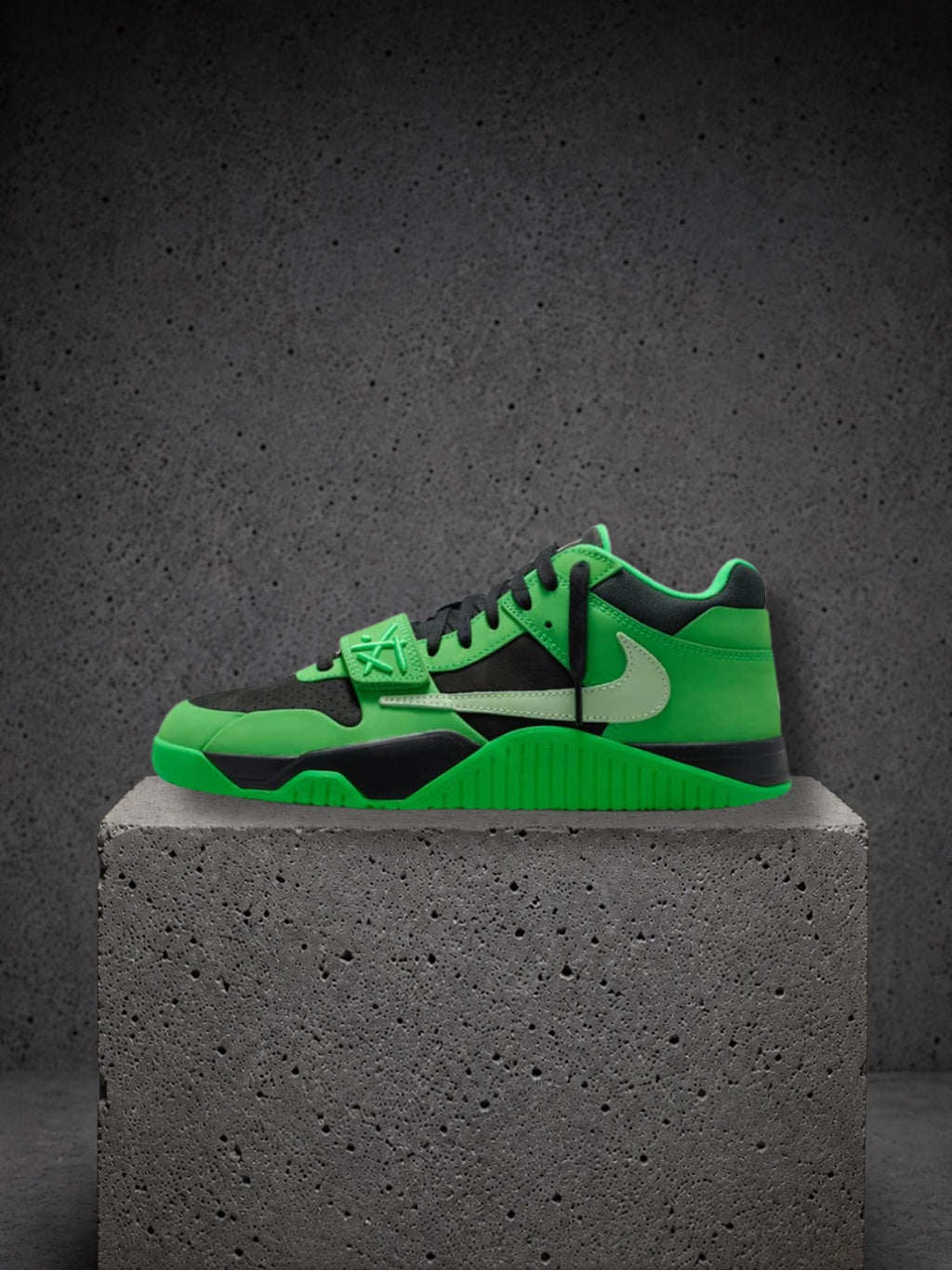 Air Jordan 1 CJ1 T-REXX Travis scott “GREEN SPARK