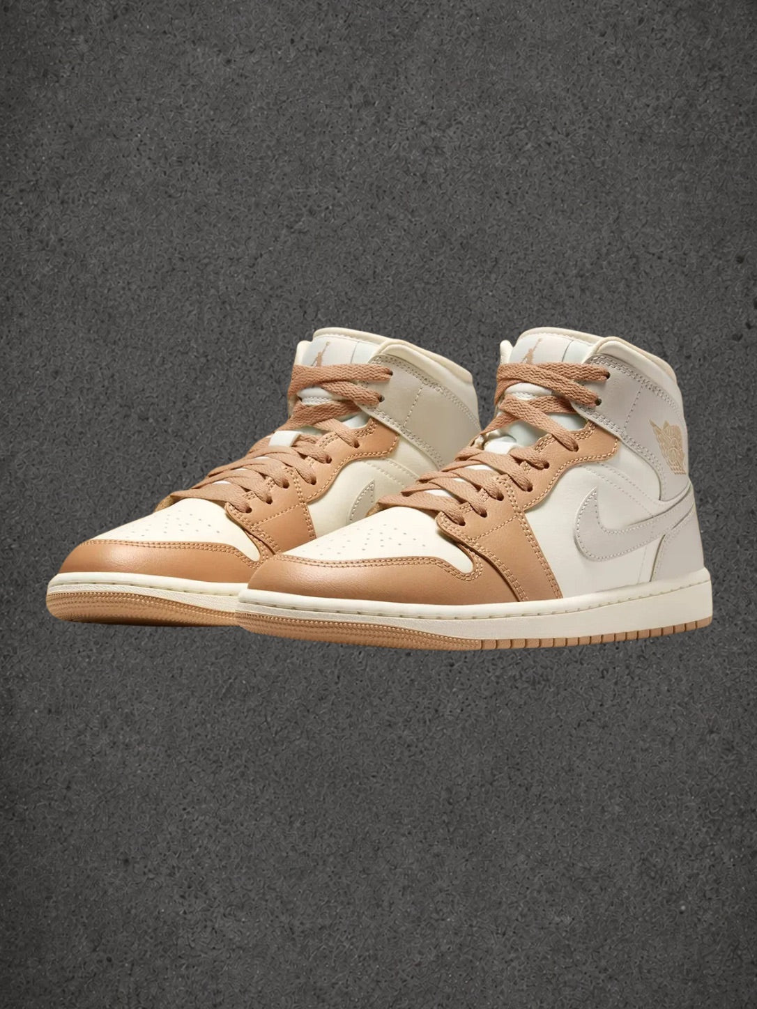 Jordan 1 mid Tan Toe (W)