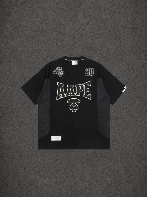 AAPE "MOONFACE VARSITY TEE" - WHYDROP'S Valencia