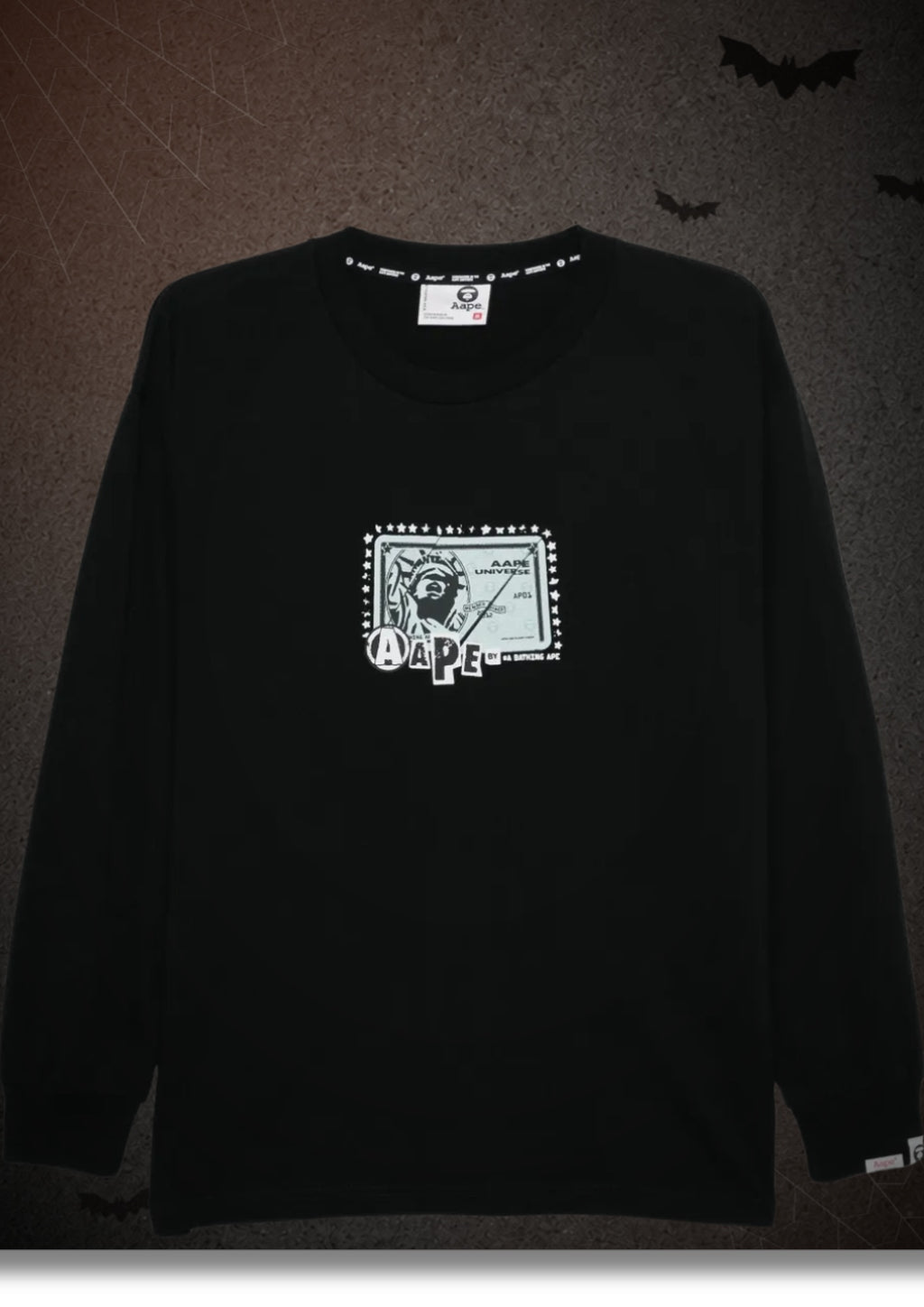 AAPE “STAMP LOGO LONGSLEEVE”