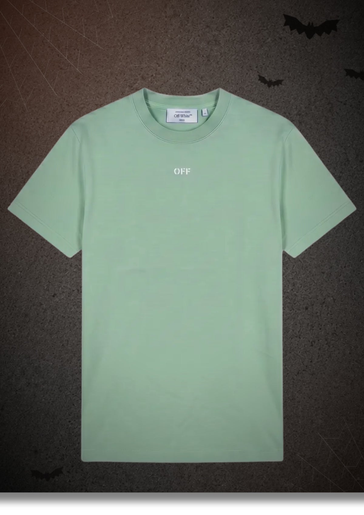 Off-White Mini Logo Tee “SAGE”